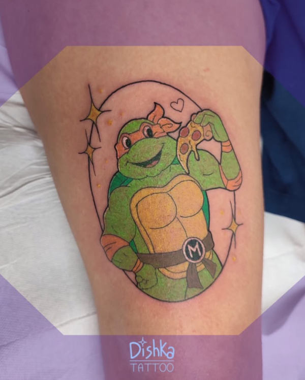 tortue ninja en couleur